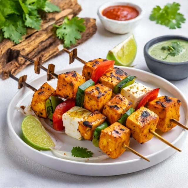 Achari Paneer Tikka.