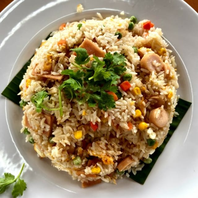 Veg Street Style Veg Fried Rice.