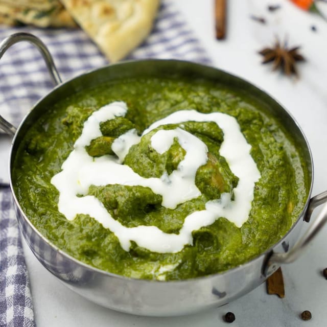 Saag Chicken.
